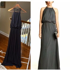 ZARA grecian empire dress lace back